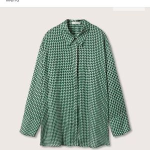 Mango Retro Printed Blouse